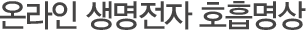 온라인 생명전자 호흡명상