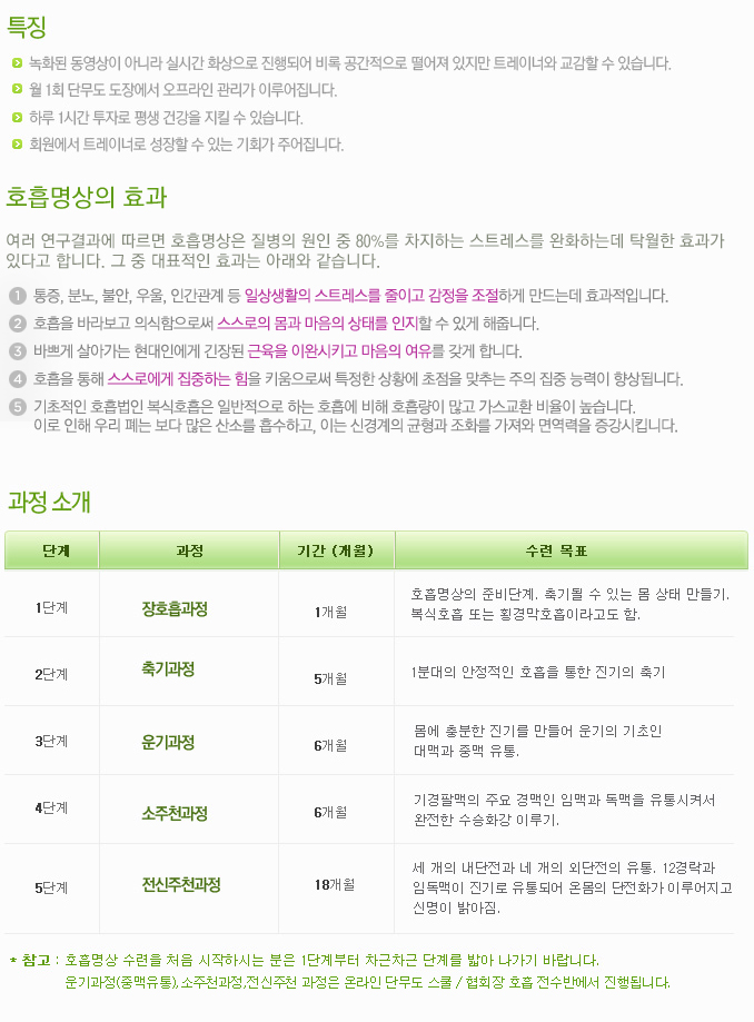 특징 과정 소개